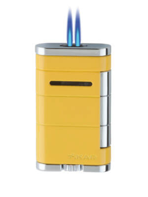 XIKAR Allume Double Electric Yellow Jet Lighter