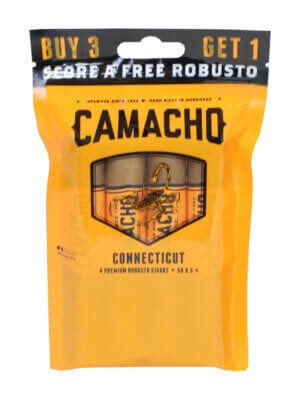 Camacho Connecticut Robusto Fresh Pack