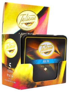 Tatiana Rum Mini Cigarillos