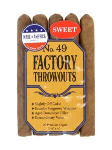 Factory Throwout No 49 Sweet Cigars