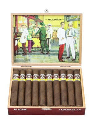 Aladino Maduro Box-Pressed Corona Cigars