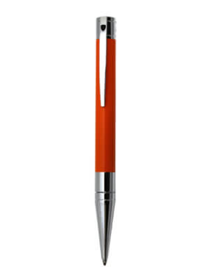 S.T. Dupont BallPoint Pen Orange Chrome