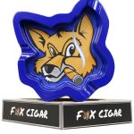 Fox Head Melamine Blue Ashtray