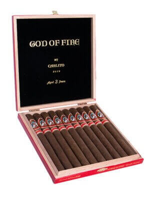 God of Fire Double Corona Cigars by Carlito