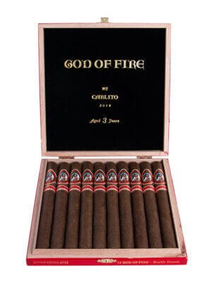 God of Fire Double Corona Cigars by Carlito