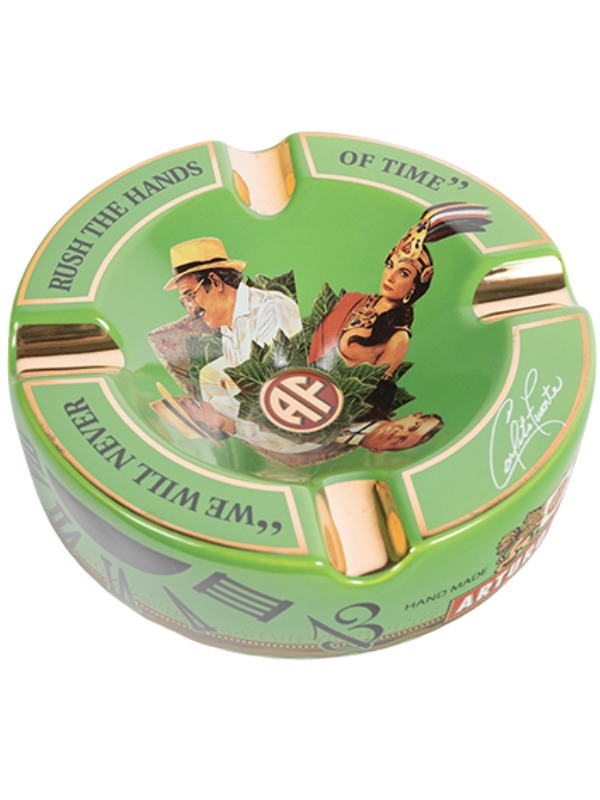 Arturo Fuente Hands of Time Green Ashtray