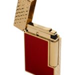 S.T. Dupont Line 2 Lighter Burgundy and Gold Dragon Scales – C16626