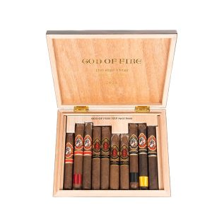 God of Fire KKP Special Reserve 10 Cigar Assortment Macassar Ebony