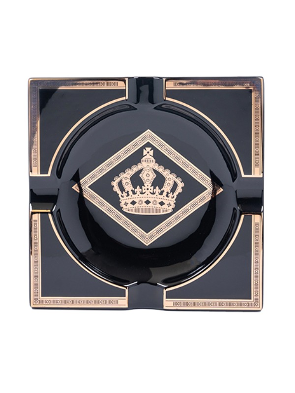 Diamond Crown Royal Collection Ceramic Ashtray