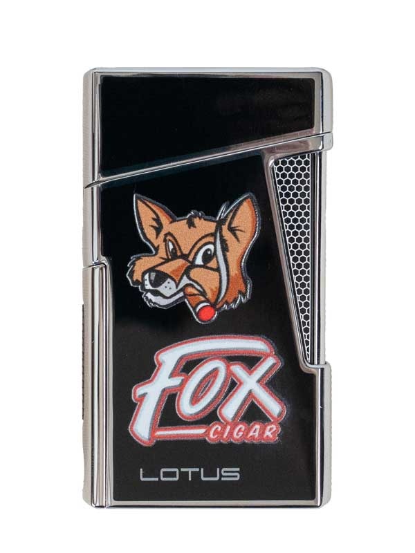 Fox Lotus Elegance Lighter- Black