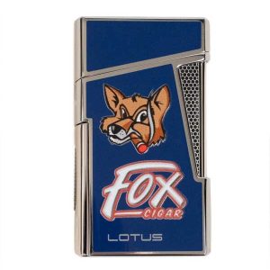 Fox Lotus Elegance Lighter- Blue