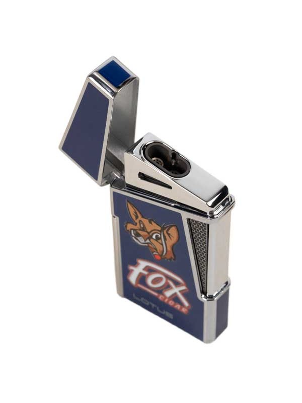 Fox Lotus Elegance Lighter- Blue