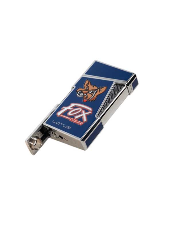Fox Lotus Elegance Lighter- Blue
