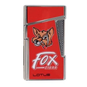 Fox Lotus Elegance Lighter- Red