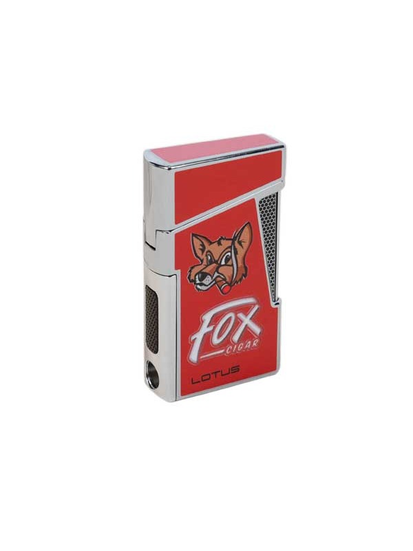 Fox Lotus Elegance Lighter- Red