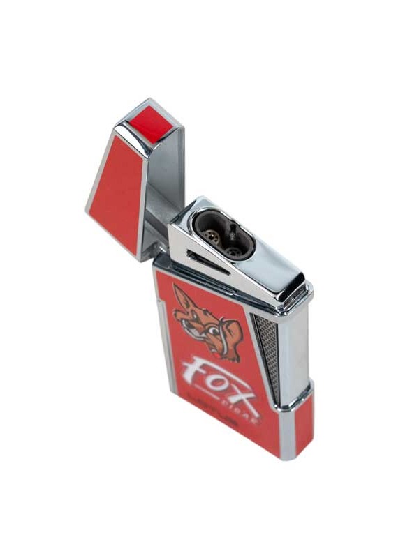 Fox Lotus Elegance Lighter- Red
