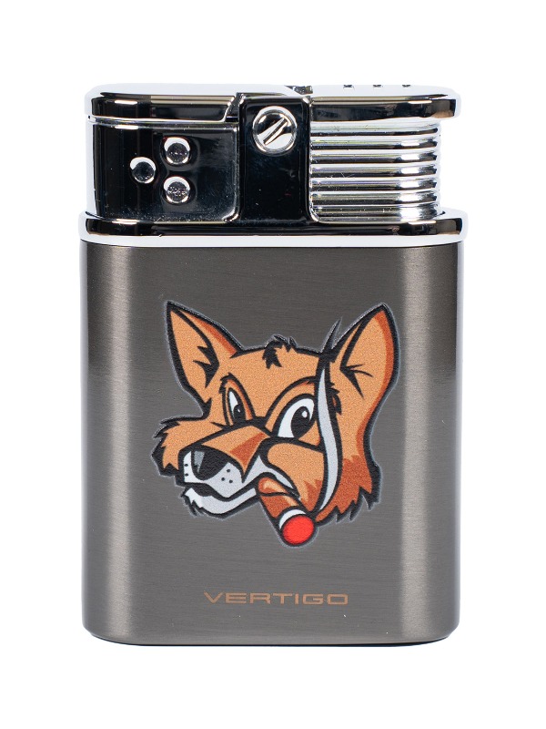 Fox Lotus Vintage Lighter- Gunmetal