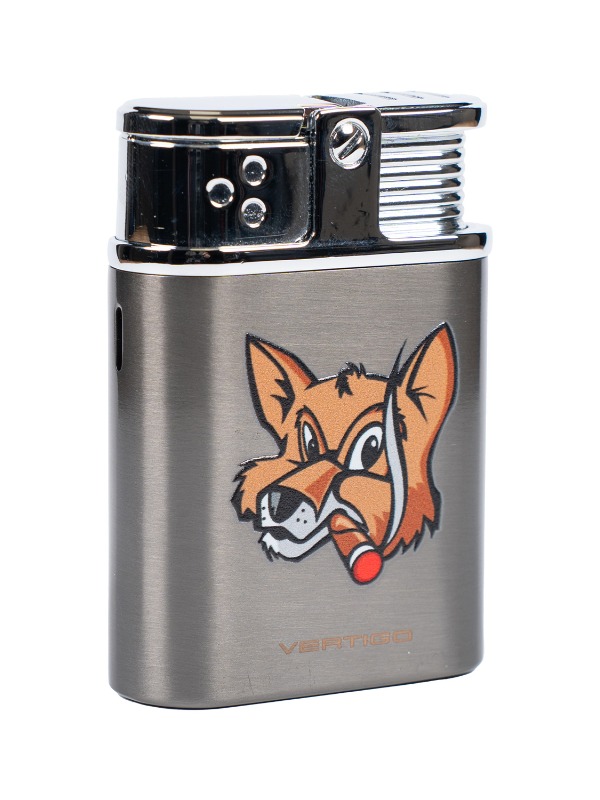 Fox Lotus Vintage Lighter- Gunmetal