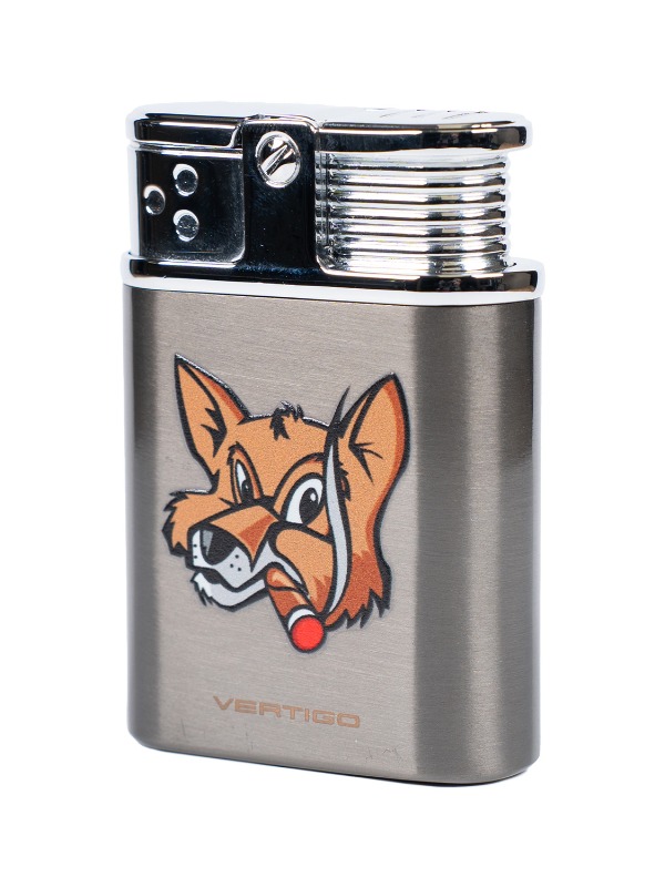 Fox Lotus Vintage Lighter- Gunmetal