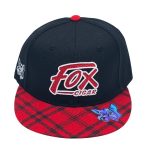 Vintage Plaid Flat Brim Hat