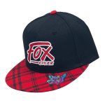Vintage Plaid Flat Brim Hat