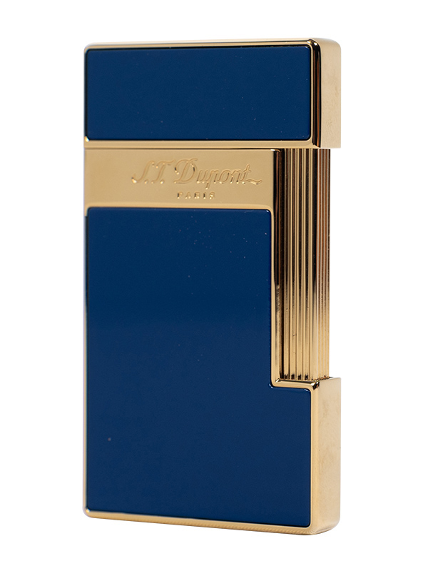 S.T. Dupont Slimmy Blue Lacquer and Golden