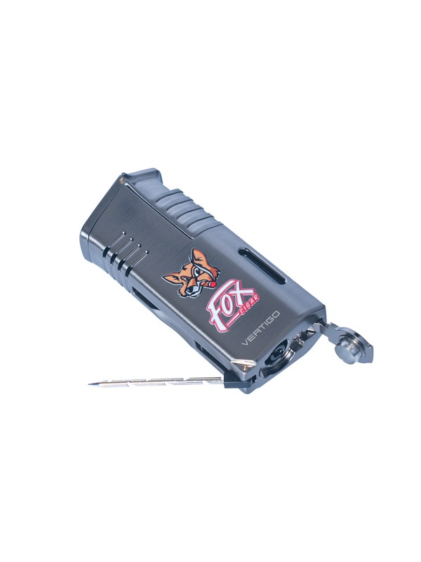 Fox Vertigo Lighter Mechanic With Cigar Punch- Gunmetal