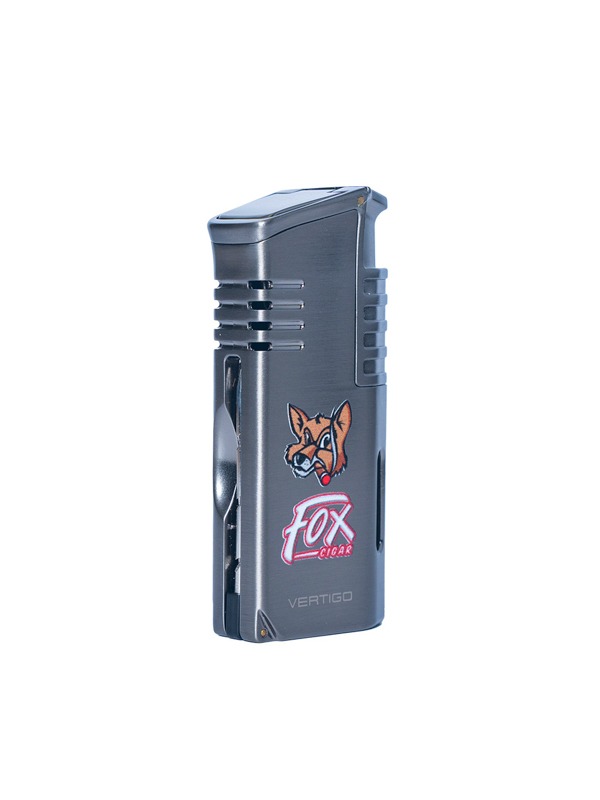 Fox Vertigo Lighter Mechanic With Cigar Punch- Gunmetal