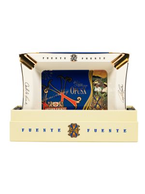 OpusX 20th Anniversary Blue Ashtray – Fox Cigar