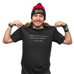 Red & Black Fox Pom Beanie