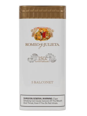 Romeo y Julieta 150th Anniversary Balconet Tin