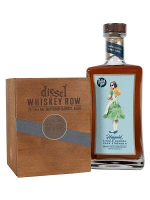 Diesel Whiskey Row Gigante Box with Fox Selection Rabbit Hole Heigold Single Barrel Cask Strength “Wonderland’s Artist Series" Package