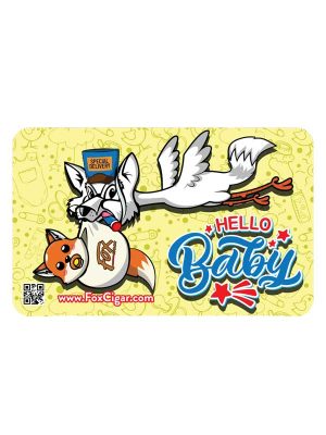 Hello Baby Fox Cigar Gift Card
