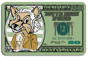 Fox Reserve Promo Gift Card with $20 value, redeemable online and at all Fox Cigar locations.