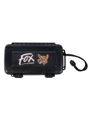Fox Travel Humidor (Black with Black Label)