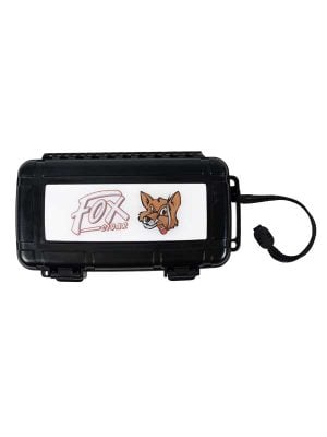 Fox Travel Humidor (Black with White Label)