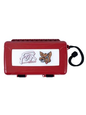 Fox Travel Humidor (Red with White Label)