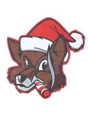 Fox Santa Drink Coasters (12pk)