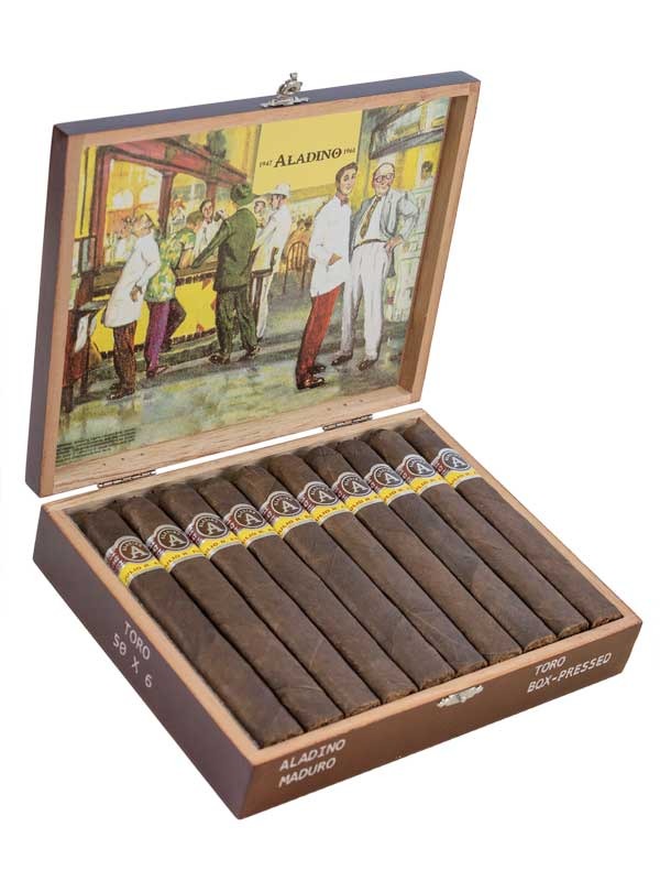 Aladino Maduro Toro Box-Pressed