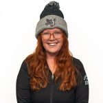 Black & Gray Fox Pom Beanie