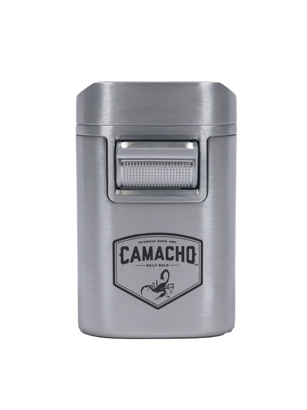 Camacho Brawn Quad Torch Table Lighter by Lotus - Chrome