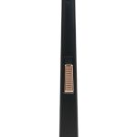 Colibri Aura Flat Flame Lighter Black Rose Gold