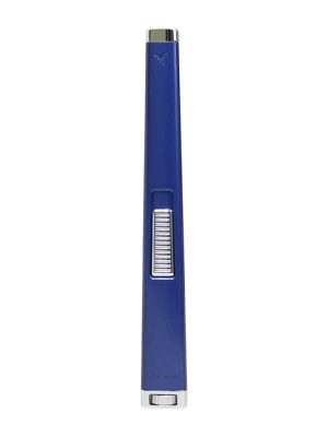 Colibri Aura Flat Flame Lighter Blue Chrome