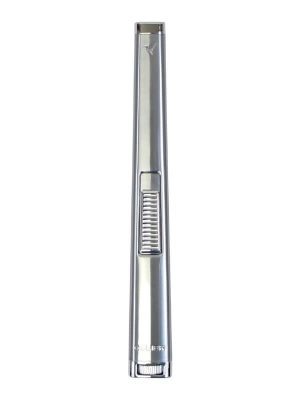 Colibri Aura Flat Flame Lighter Brushed Chrome