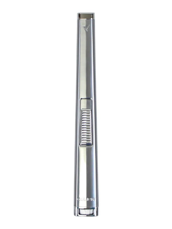 Colibri Aura Flat Flame Lighter Brushed Chrome