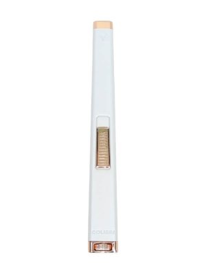 Colibri Aura Flat Flame Lighter White Rose Gold