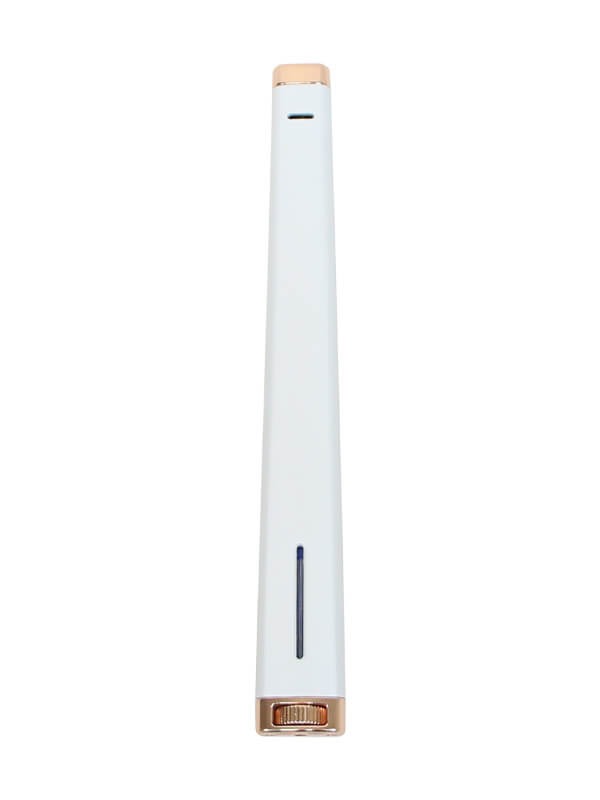 Colibri Aura Flat Flame Lighter White Rose Gold