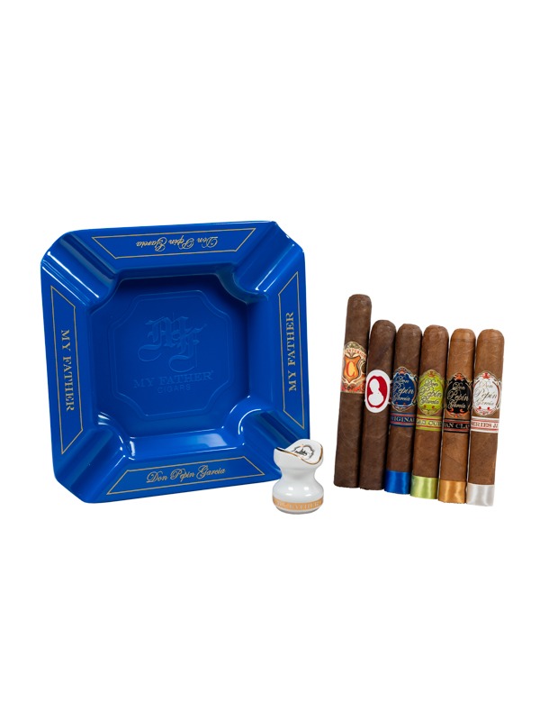 Don Pepín Celebration Ashtray Kit – Blue