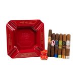 Don Pepín Celebration Ashtray Kit – Red
