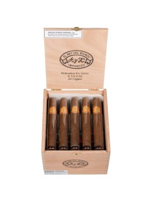 El Rey Del Mundo Natural Robusto En Vidrio